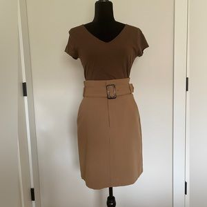 NWOT Old Navy brown short sleeved bodysuit size medium